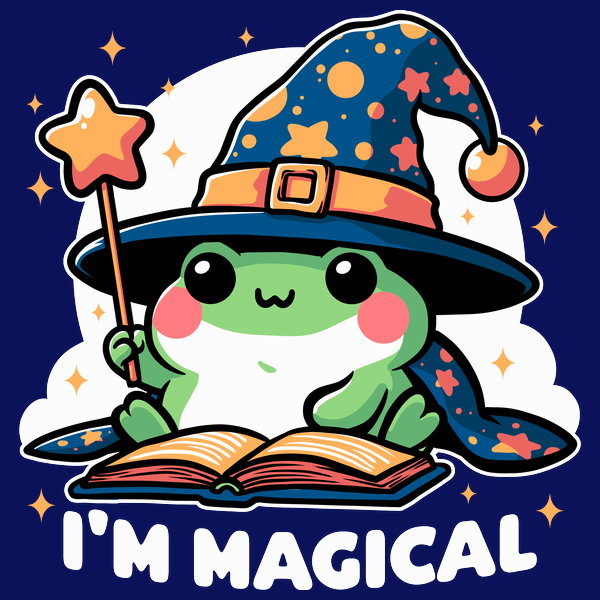 Magical Wizard Frog Cute Rpg Pet