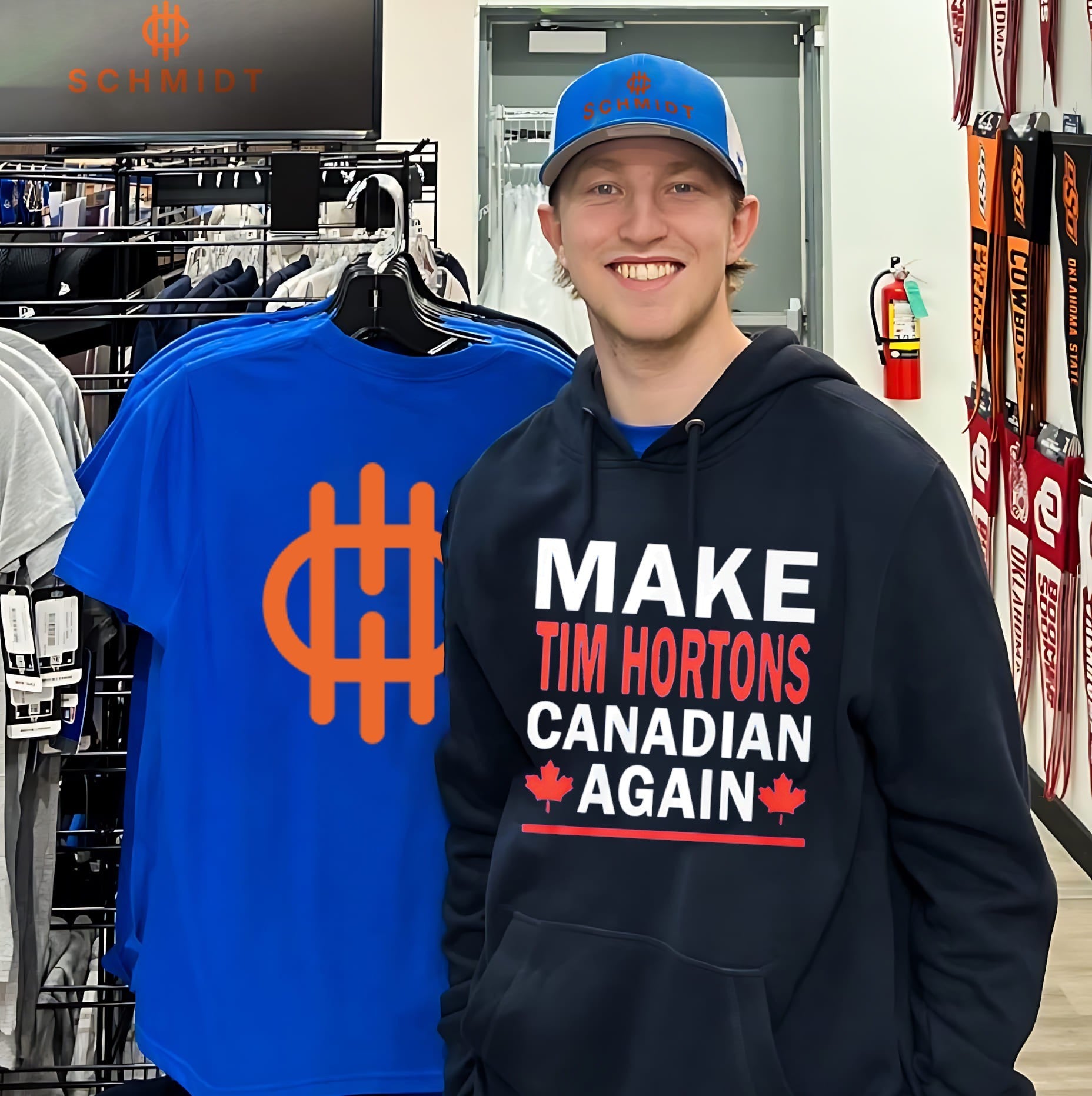 Make Tim Hortons Canadian Again flag shirt
