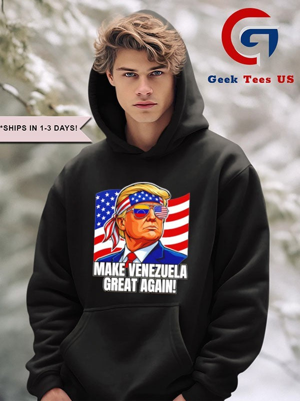 Make Venezuela Great Again Trump Flag Political T-shirt