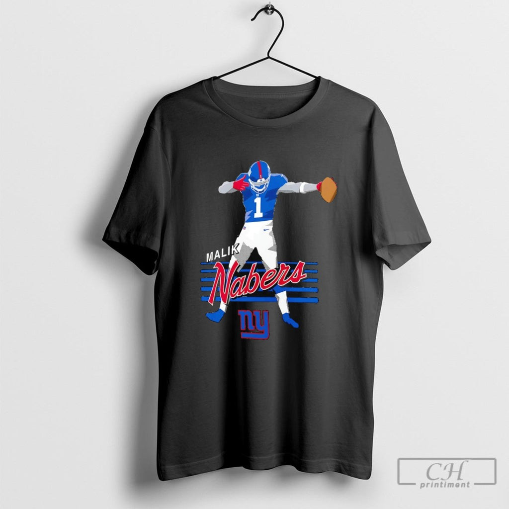 Malik Nabers 1 New York Giants Football Player Crosswalk Shirt Sweater