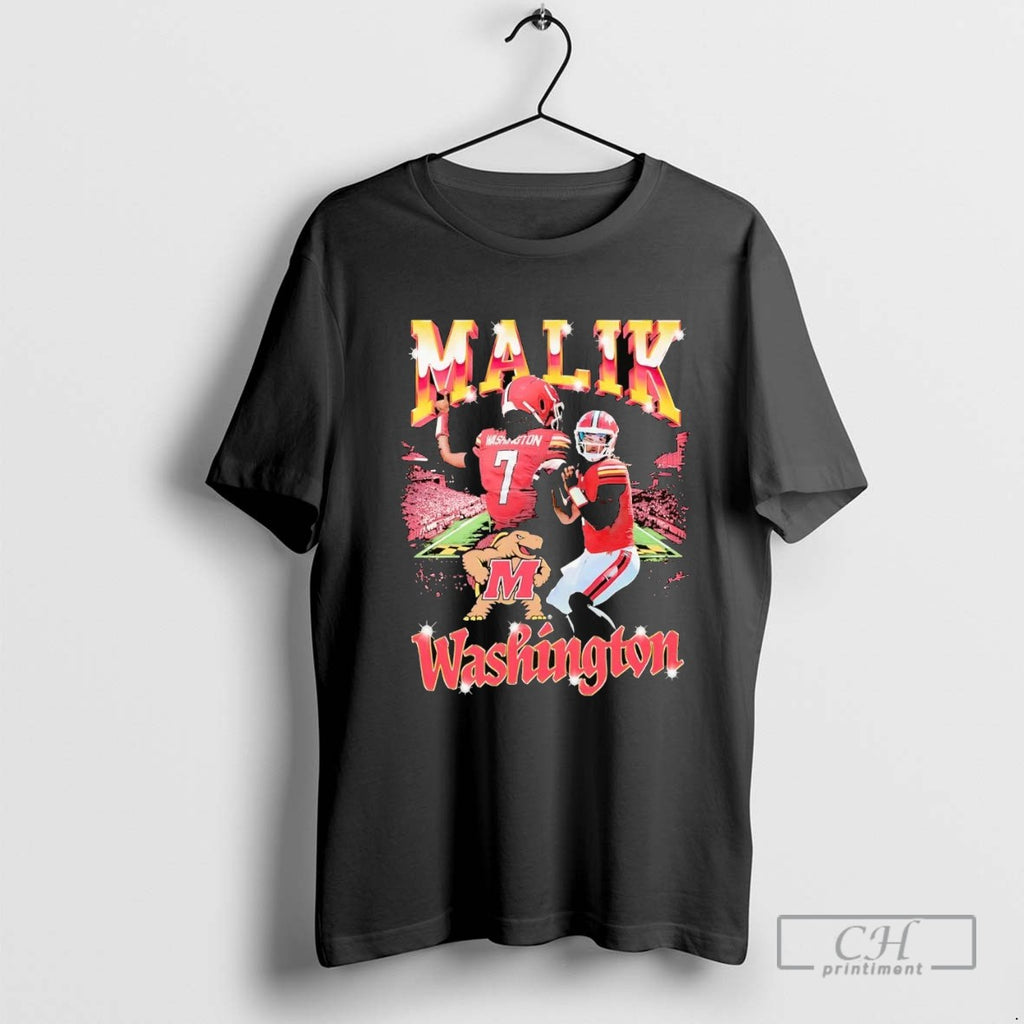 Malik Washington 90s Graphic Stadium Maryland Terrapins