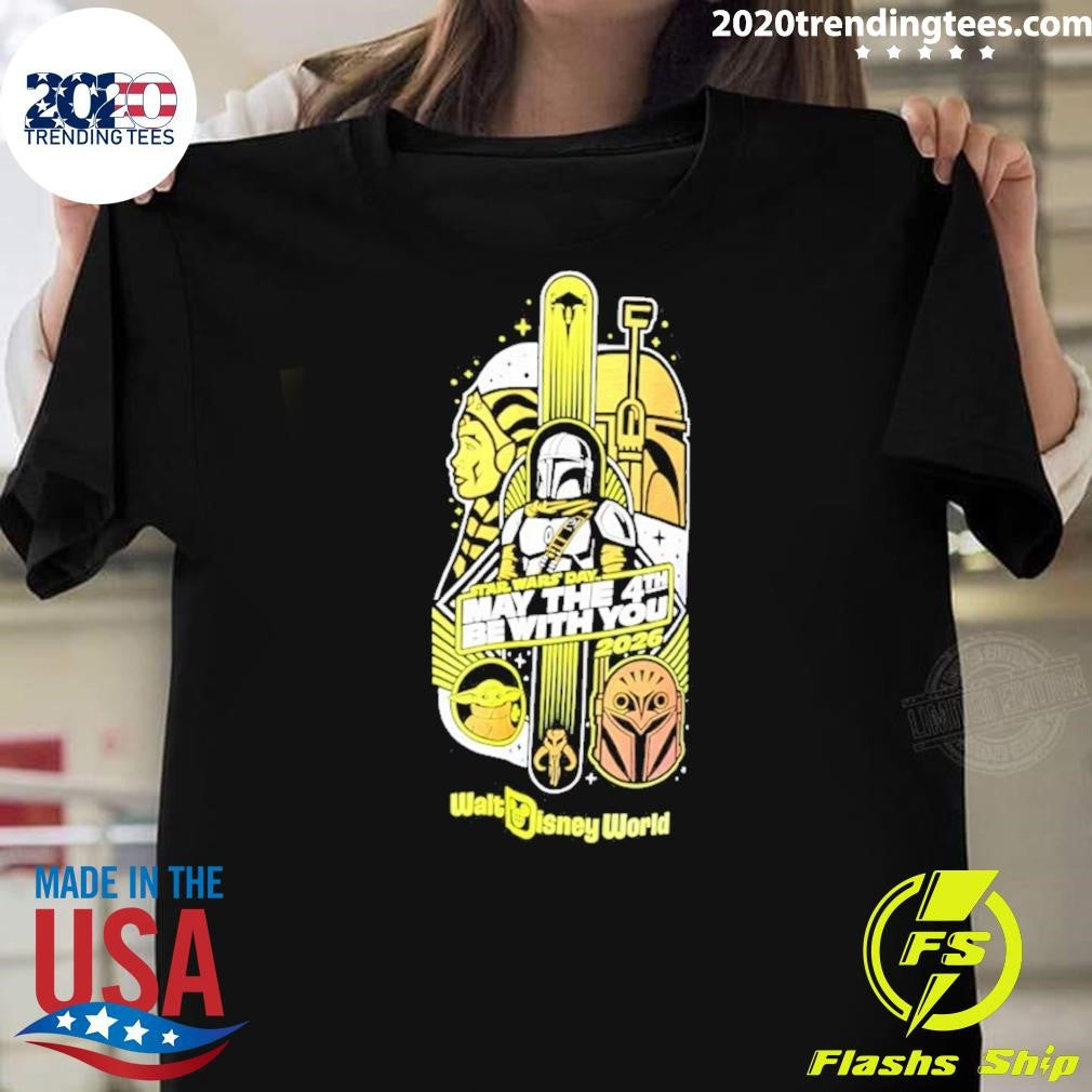 Mandalorian And Grogu Star Wars Day 2026 Walt Disney World Shirt