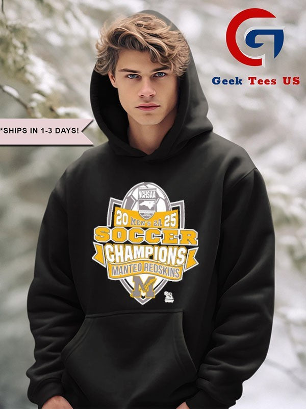 Manteo Redskins NCHSAA Soccer Division Men’s 2A Champions T-shirt