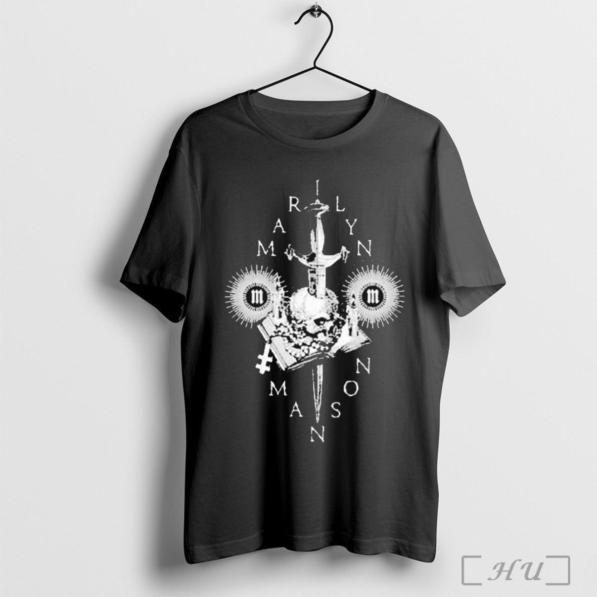Marilyn Manson Dagger Skull T Shirt
