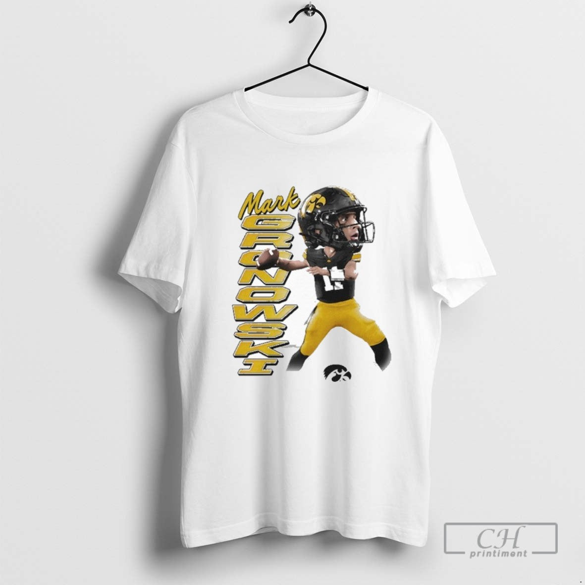 Mark Gronowski Caricature Iowa Football