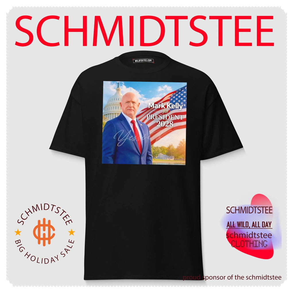 Mark Kelly for president 2028 promotional graphic shirt