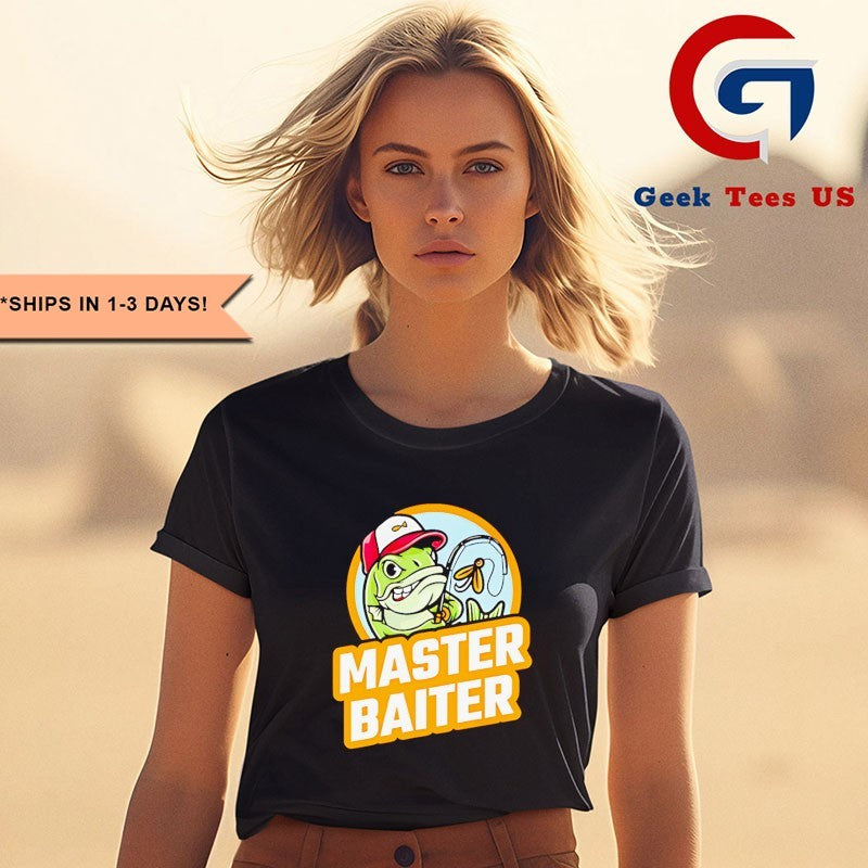Master Baiter Fishing funny T-shirt