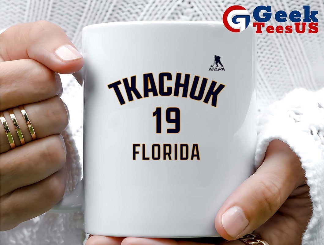 Matthew Tkachuk 19 player Florida Panthers NHLPA shirt