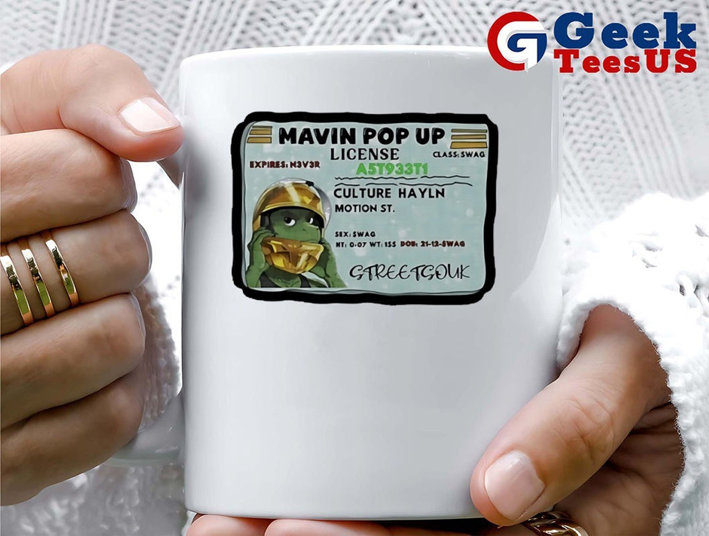Mavin Pop Up License shirt