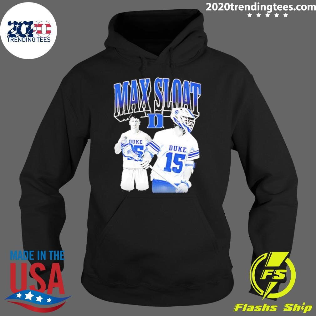 Max Sloat Duke Blue Devils Men’s Lacrosse Shirt