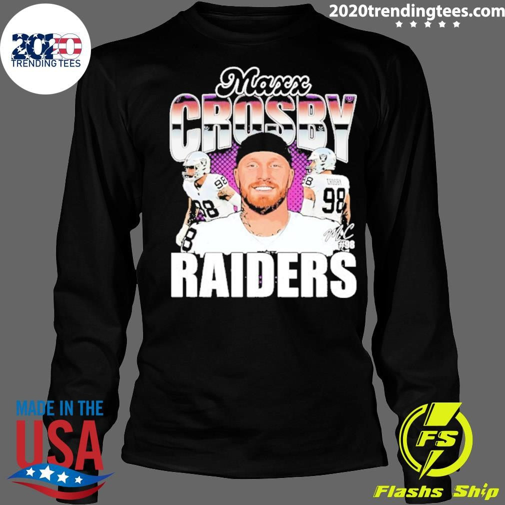 Maxx Crosby Las Vegas Raiders Nfl Caricature Signature Shirt