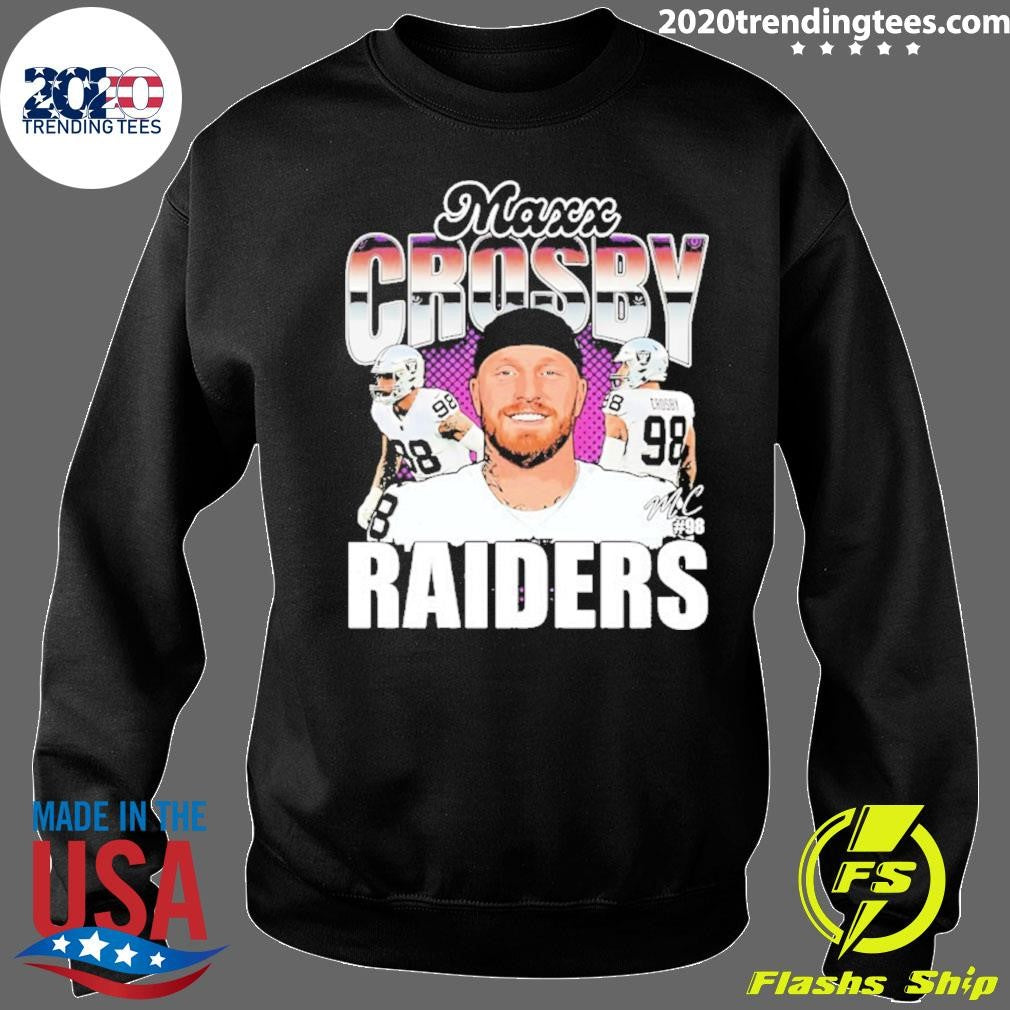 Maxx Crosby Las Vegas Raiders Nfl Caricature Signature Shirt