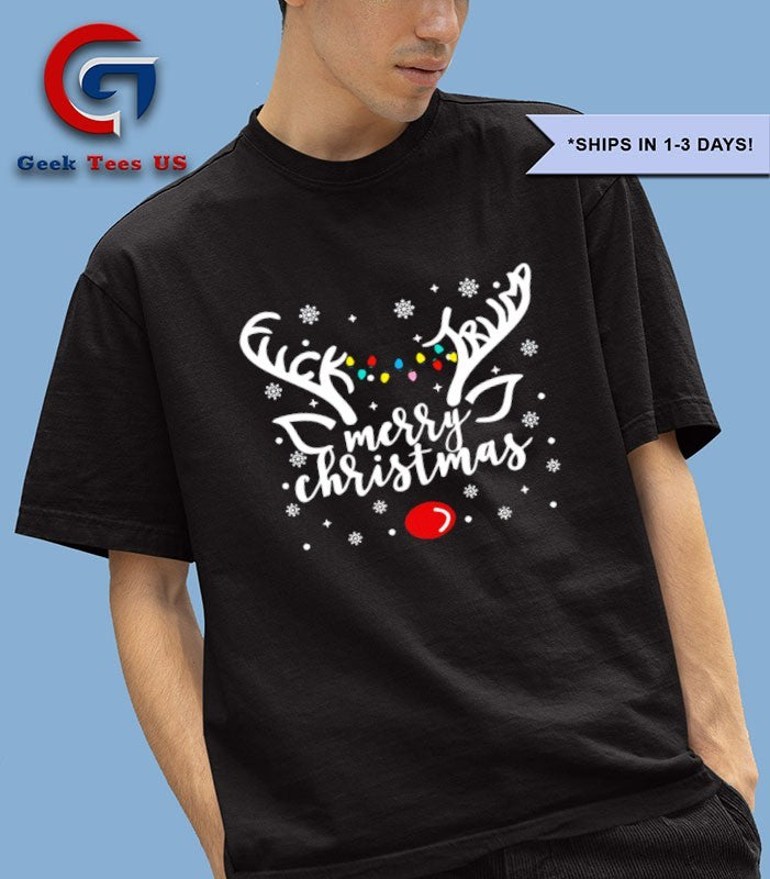 Merry Christmas Fuck Trump Xmas T-shirt