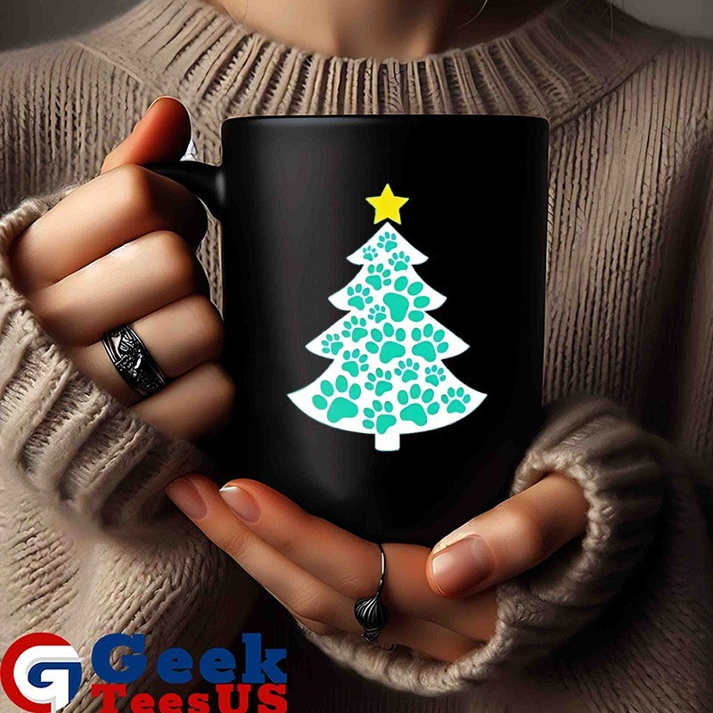 Merry Christmas Tree Paws shirt
