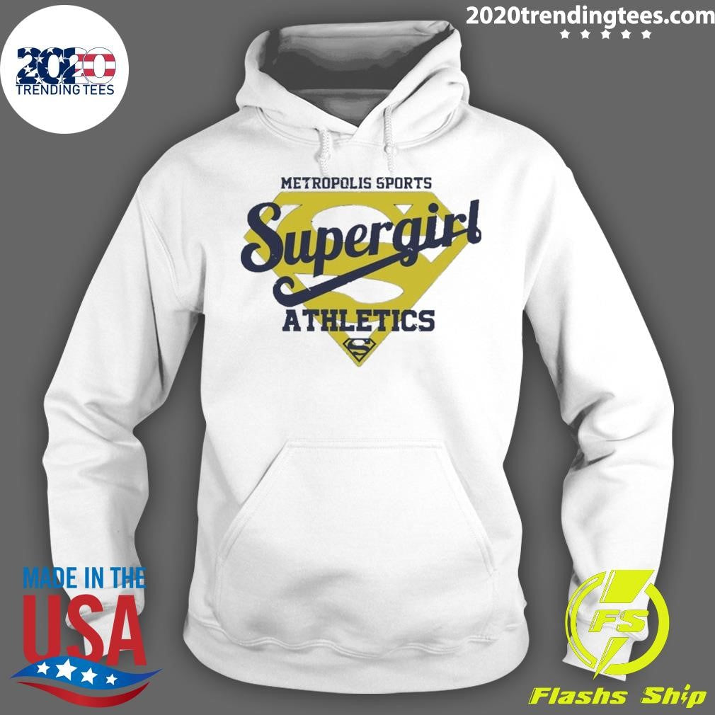 Metropolis Sports Supergirl Athletics Superman Parody Logo Shirt