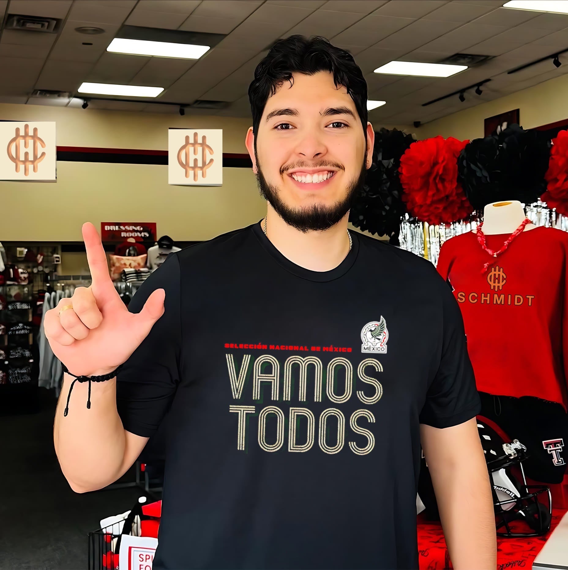 Mexico National Team Vamos Todos Inline Bold shirt