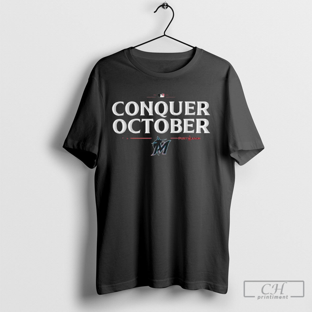 Miami Marlins Conquer October 2025 Playoffs Shirt Sweater