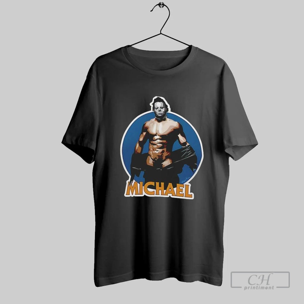 Michael Myers Naked Abs Halloween T Shirt