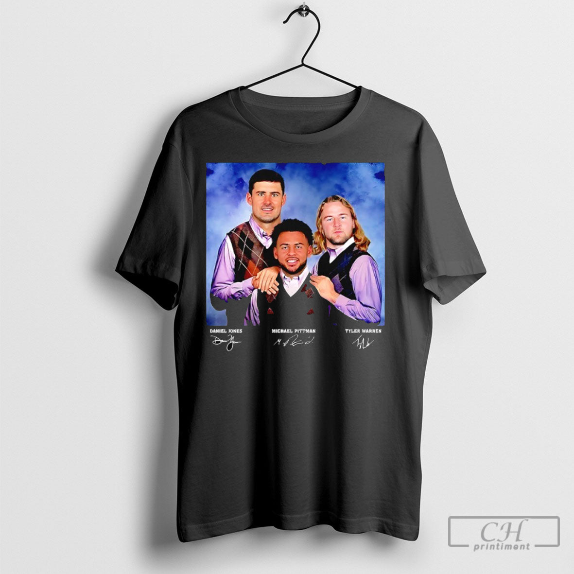 Michael Pittman Daniel Jones And Tyler Warren Indianapolis Colts Step Brothers Signature