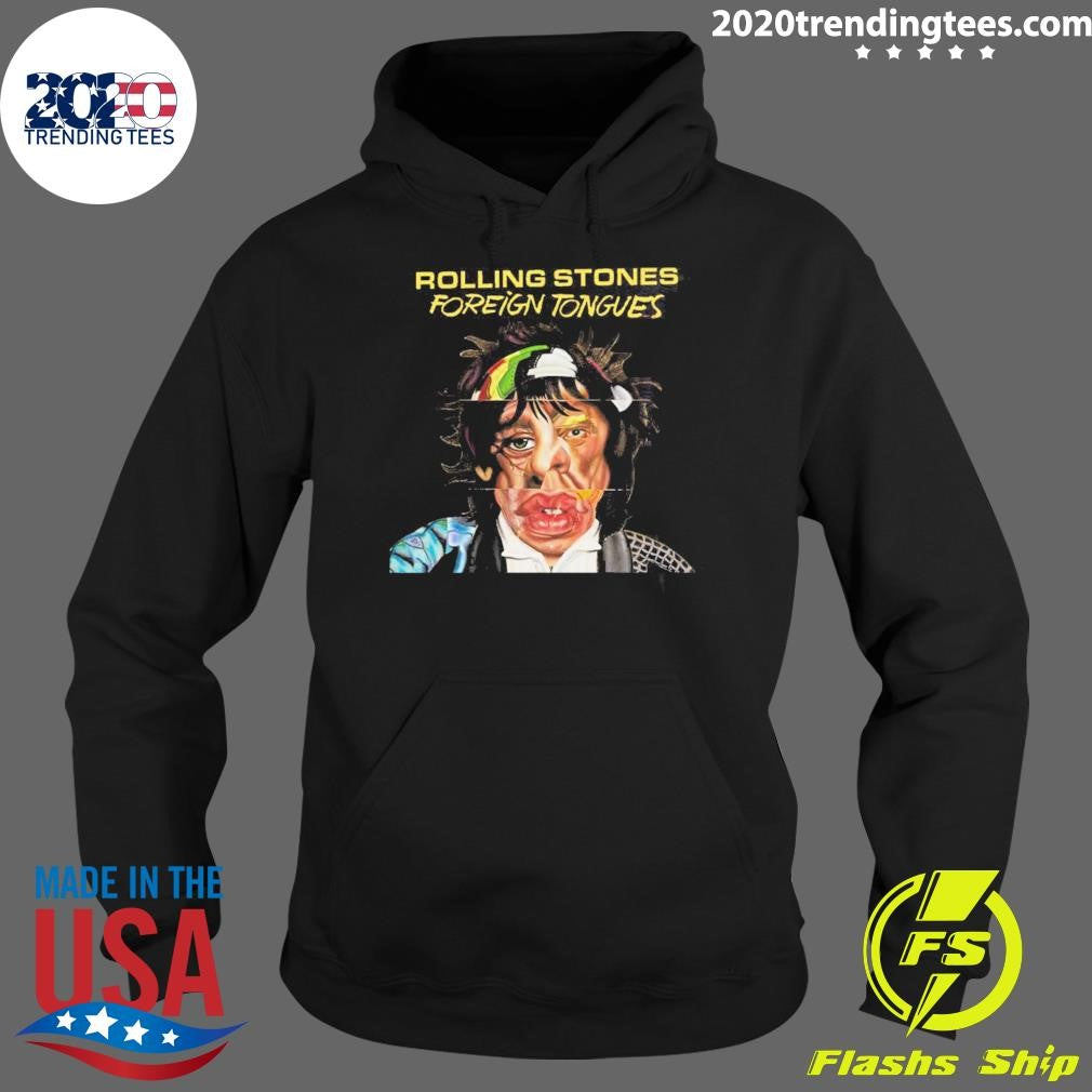 Mick Jagger The Rolling Stones Foreign Tongues Shirt