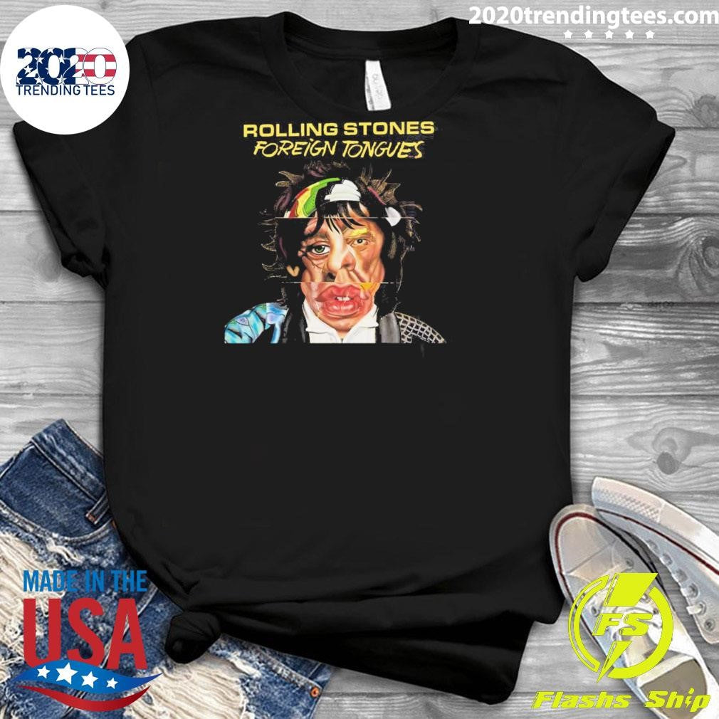 Mick Jagger The Rolling Stones Foreign Tongues Shirt