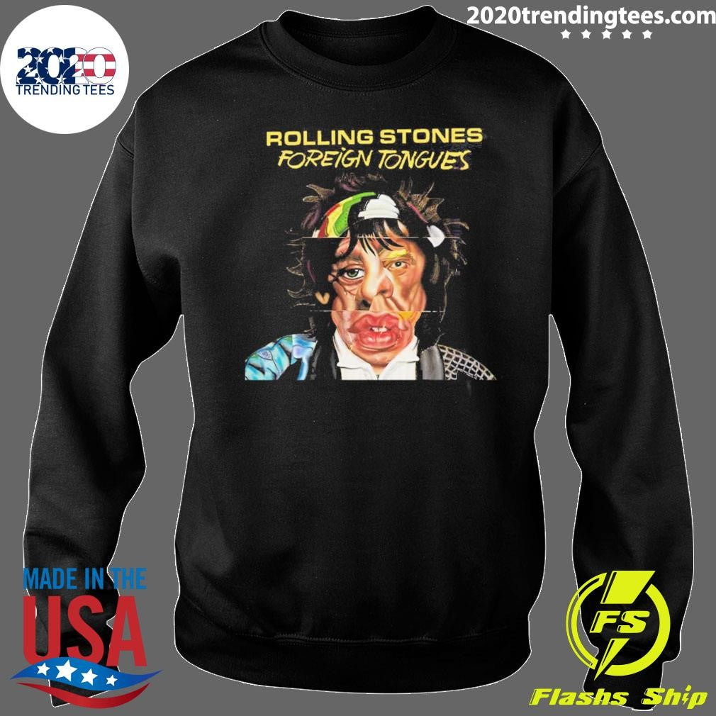Mick Jagger The Rolling Stones Foreign Tongues Shirt
