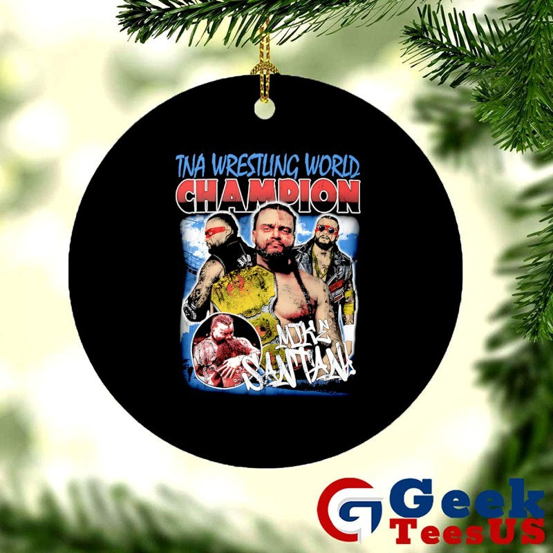 Mike Santana TNA Wrestling World Champion graphic shirt