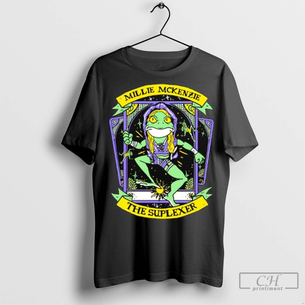 Millie Mckenzie The Suplexer Frog T Shirt Jpg