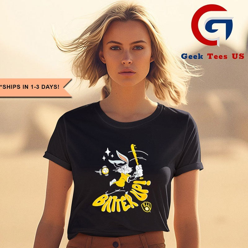 Milwaukee Brewers Bugs Bunny Batter Up shirt