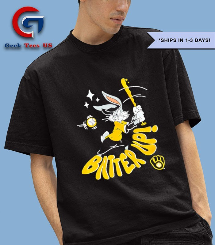 Milwaukee Brewers Bugs Bunny Batter Up shirt