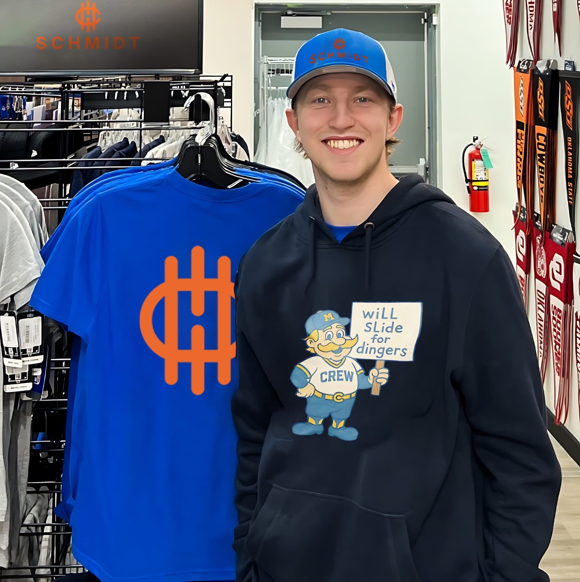 Milwaukee Brewers mascot will slide for dinger shirt
