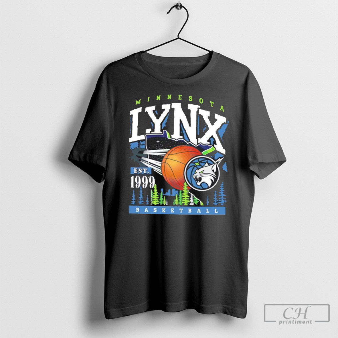 Minnesota Lynx Basketball Est 1999 Retro