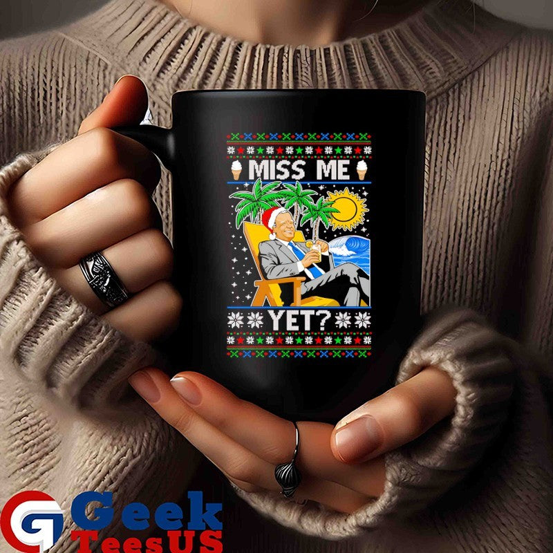 Miss me yet Joe Biden president USA Ugly Christmas sweatshirt