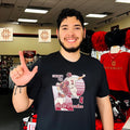 Mississippi State Jacob Parker posing graphic shirt