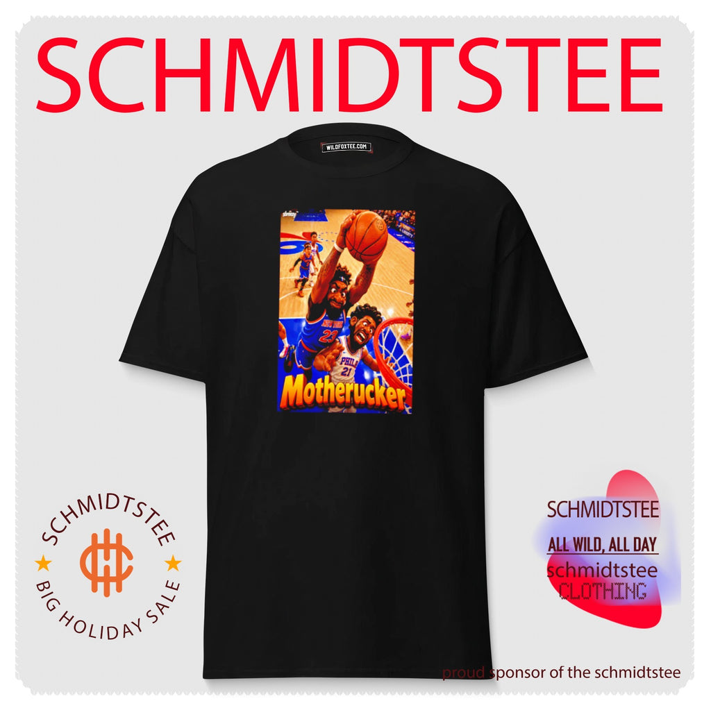 Mitchell Robinson and Joel Embiid New York Knicks caricature shirt