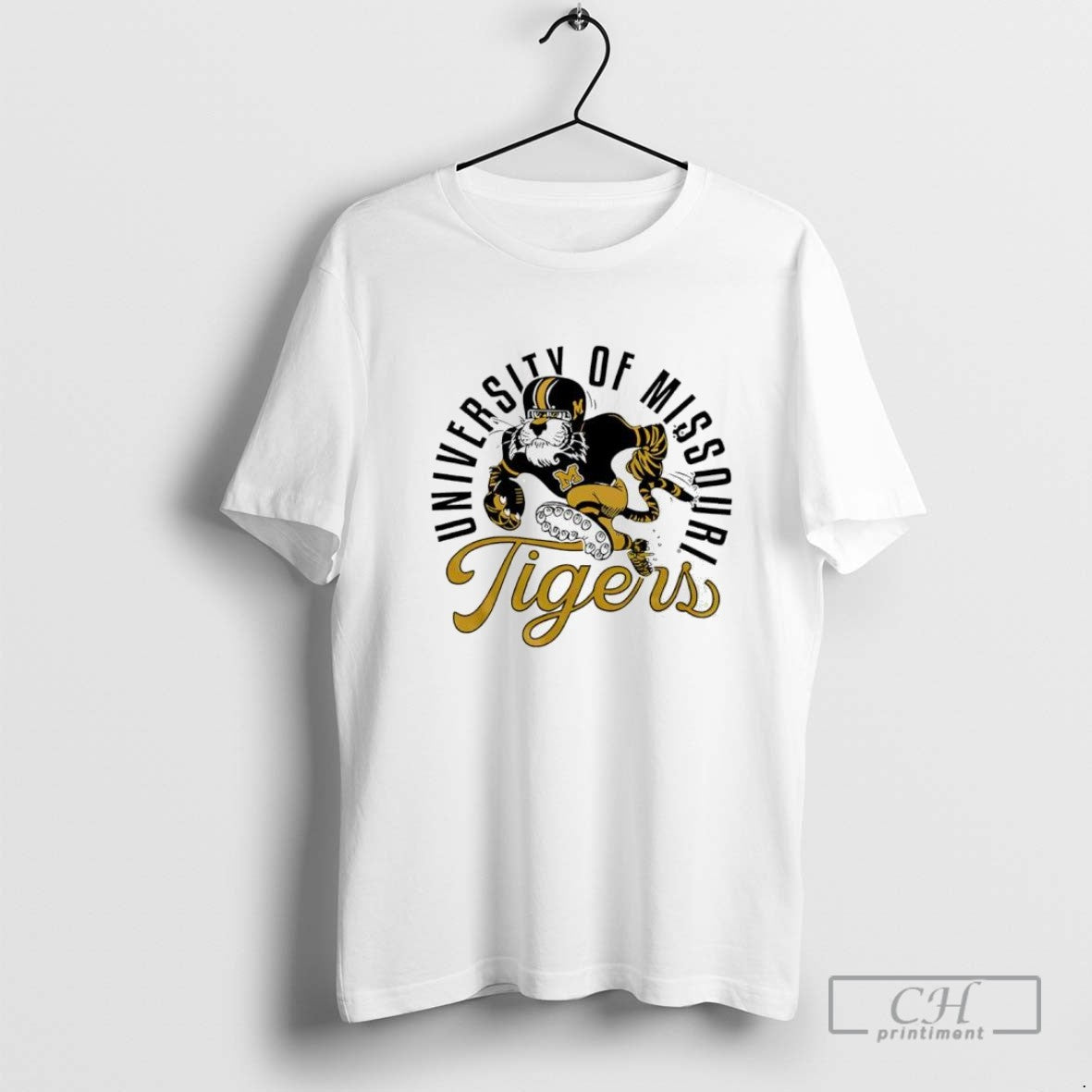 Mizzou Tigers Charlie Hustle University Of Missouri Vault Football Running Tiger