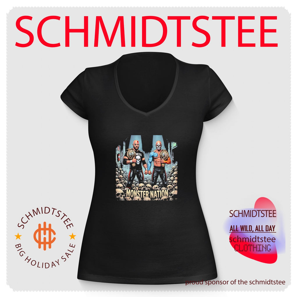 Monster Nation tag team destruction illustration shirt