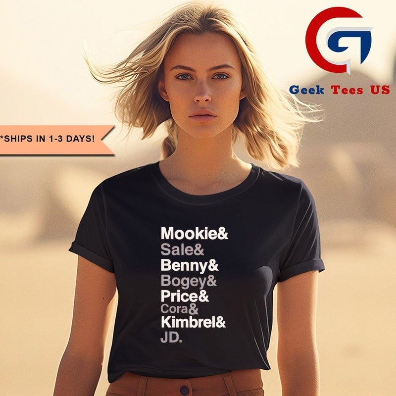 Mookie Sale Benny Bogey Price Cora Kimbrel JD shirt