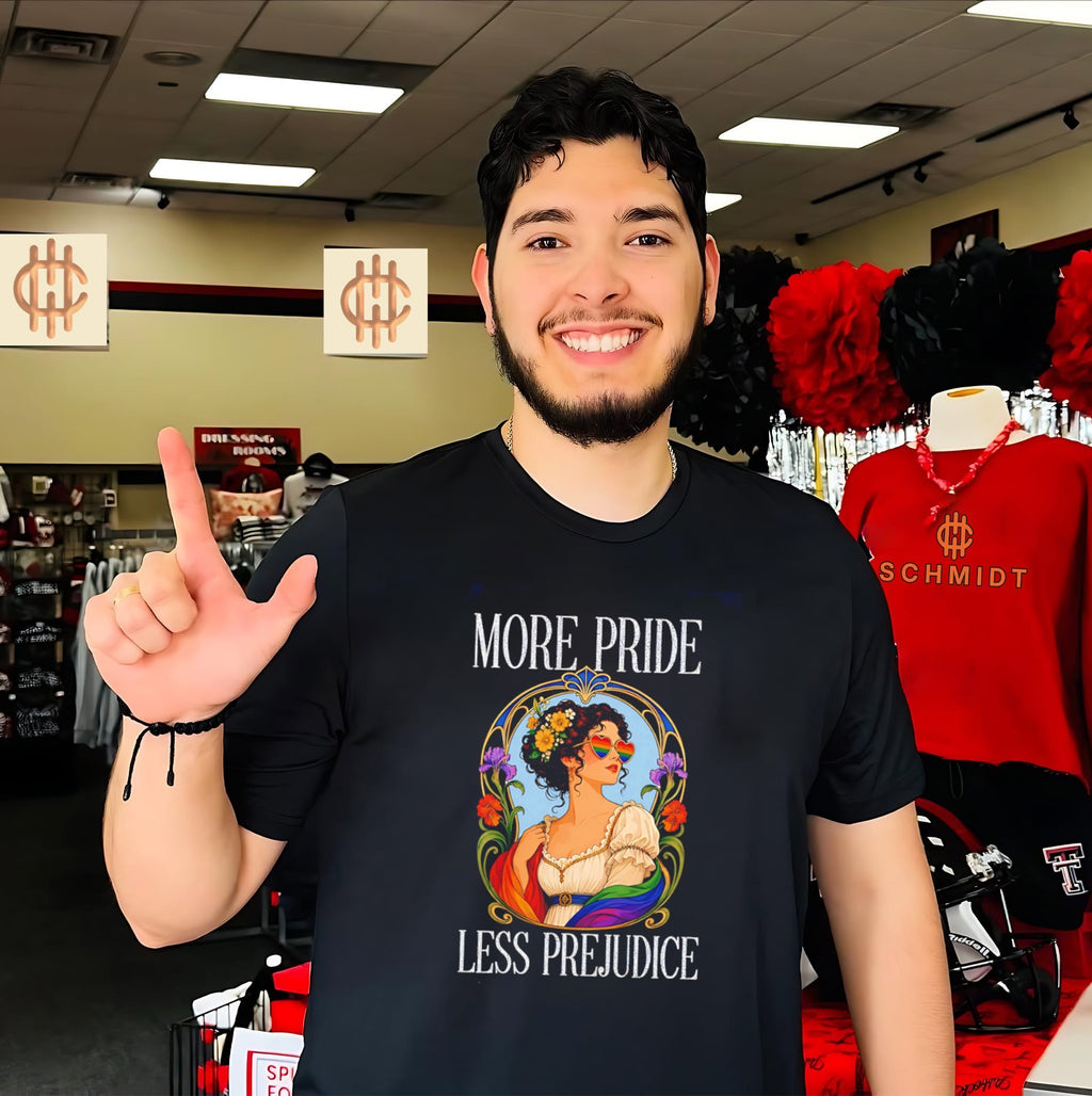More pride less prejudice shirt