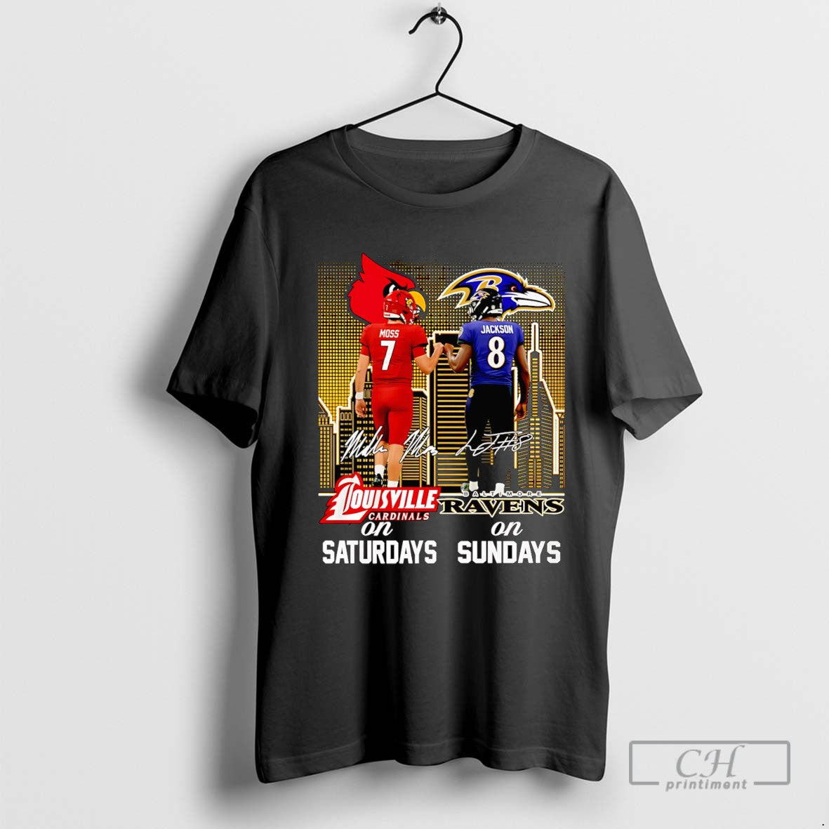 Moss And Jackson Louisville Cardinals On Saturdays Baltimore Ravens On Sundays