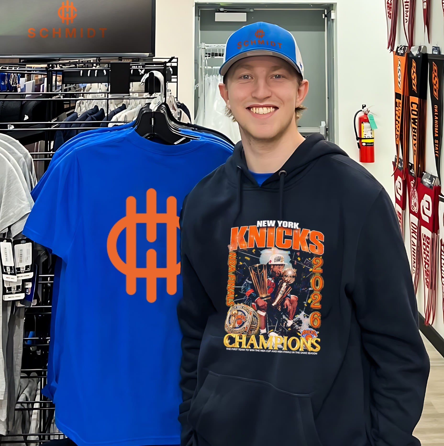 New York Knicks the first team to win the NBA cup and NBA Final’s in the same season shirt