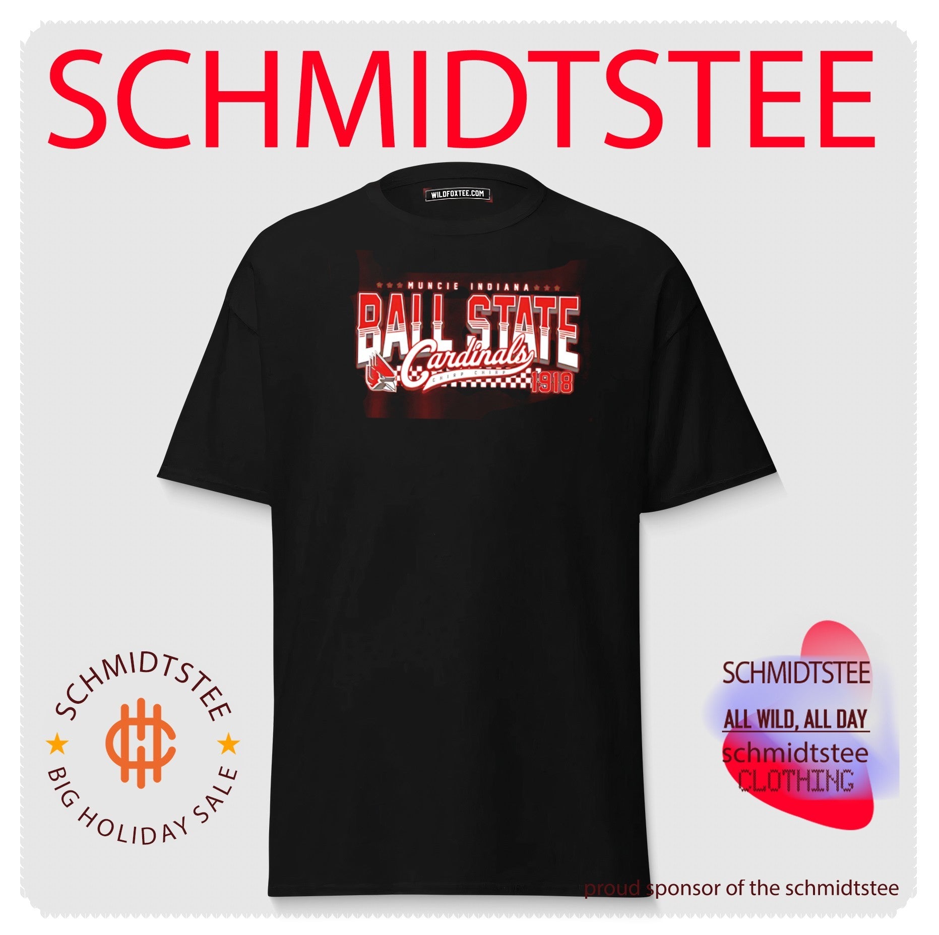 Muncie Indiana Ball State Cardinals 1918 shirt