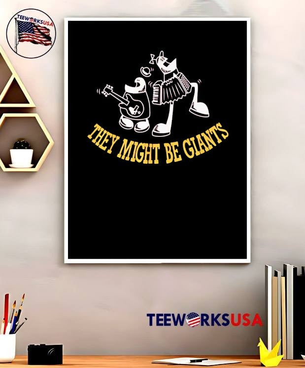 Musicians Playing Instruments They Might Be Giants T-Shirt