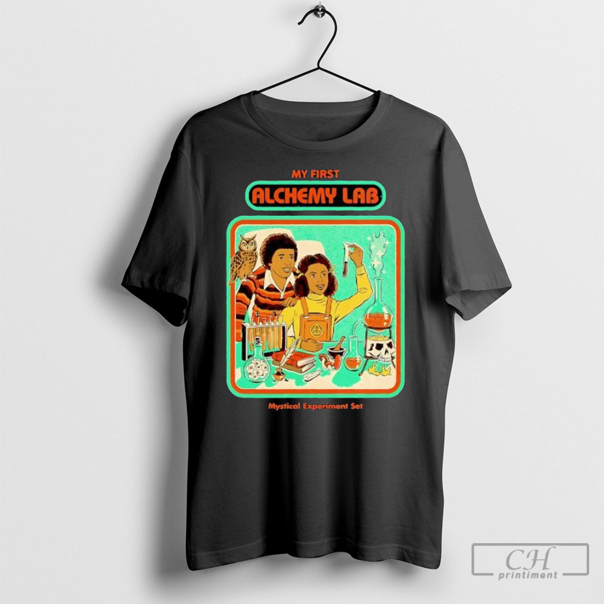 My First Alchemy Lab Mystical Experiment Set Retro 70s Kids Shirt Tee