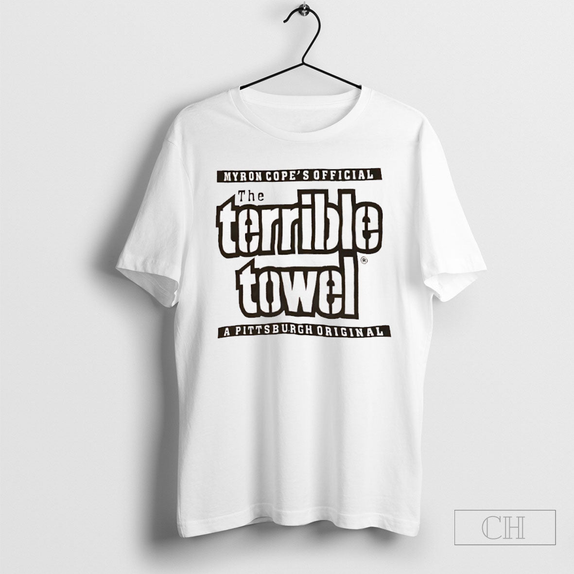 Myron Copes Official The Terrible Towel A Pittsburgh Original Tee