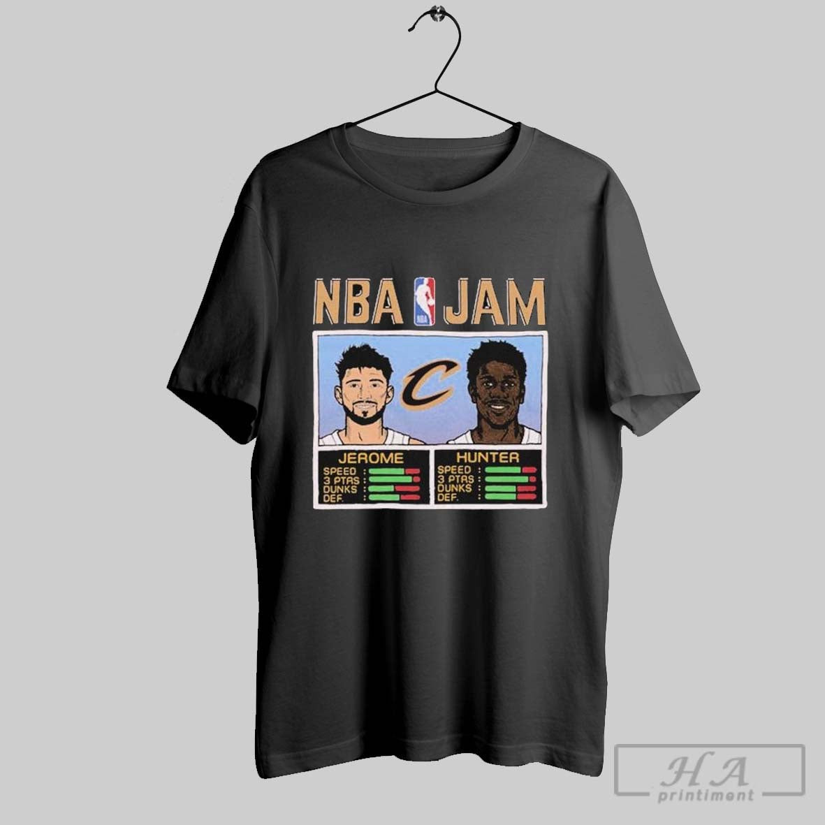 Nba Jam Cleveland Cavaliers Ty Jerome And Deandre Hunter T Shirts
