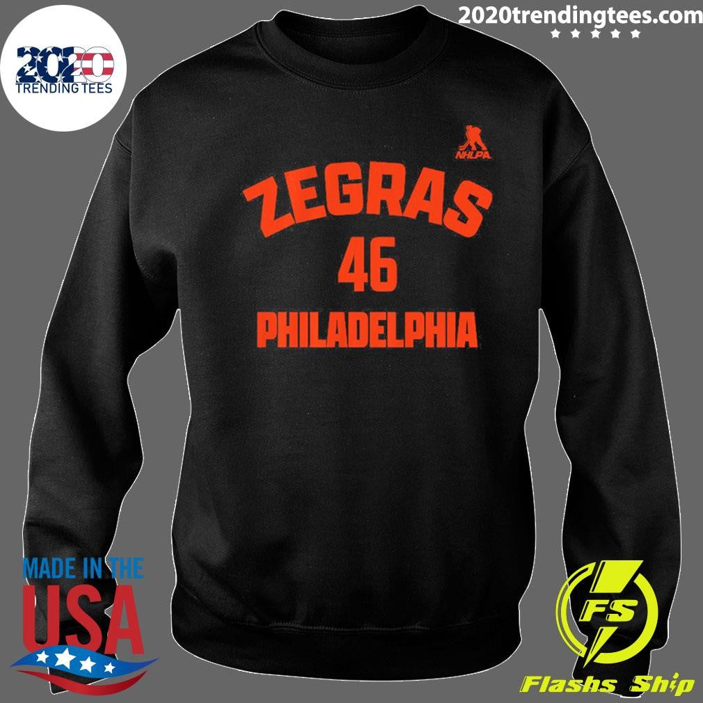 NHLPA Trevor Zegras Philadelphia 46 Shirt