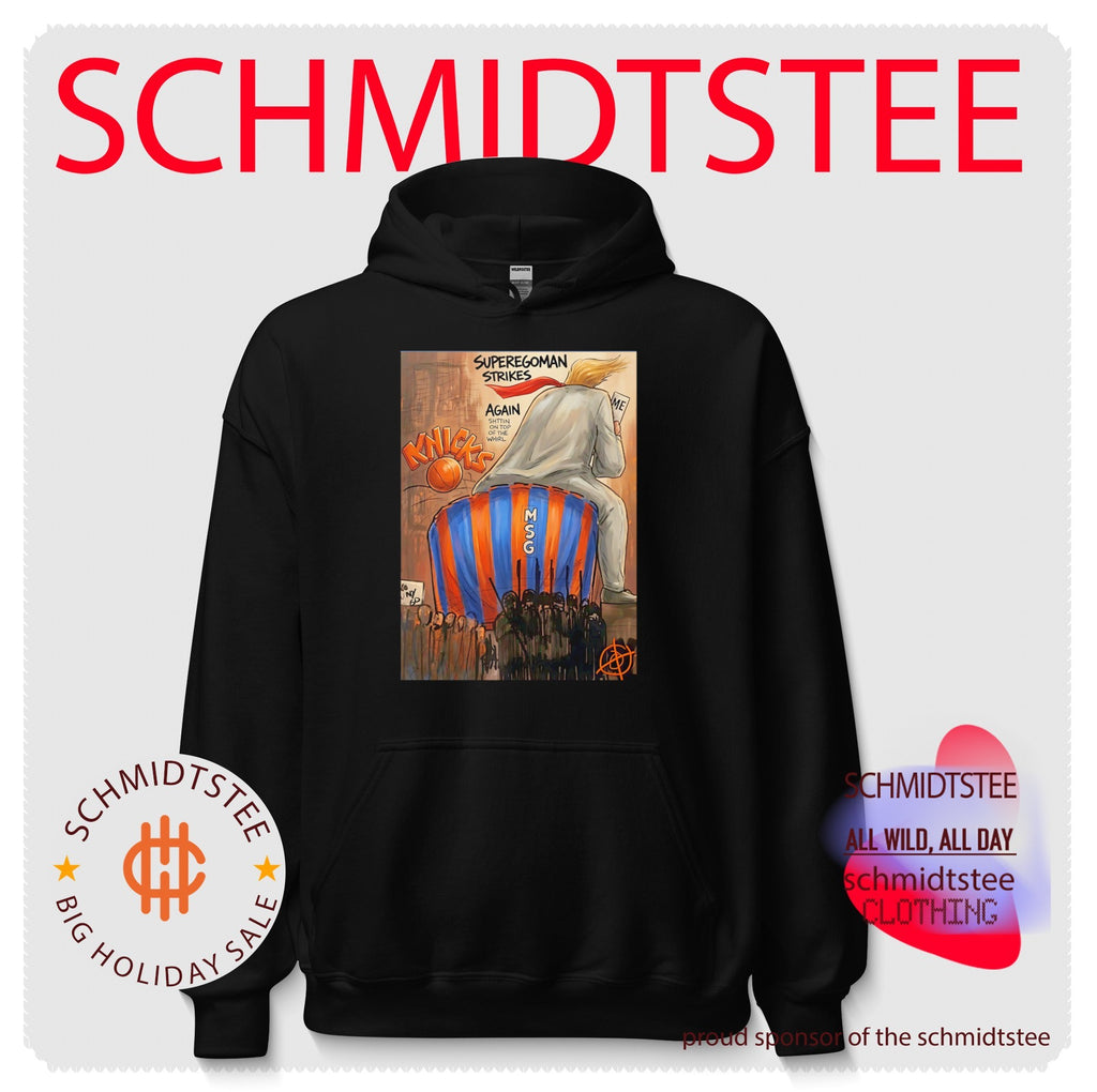 NY Knicks superegoman strikes again shittin on top of the whirl shirt