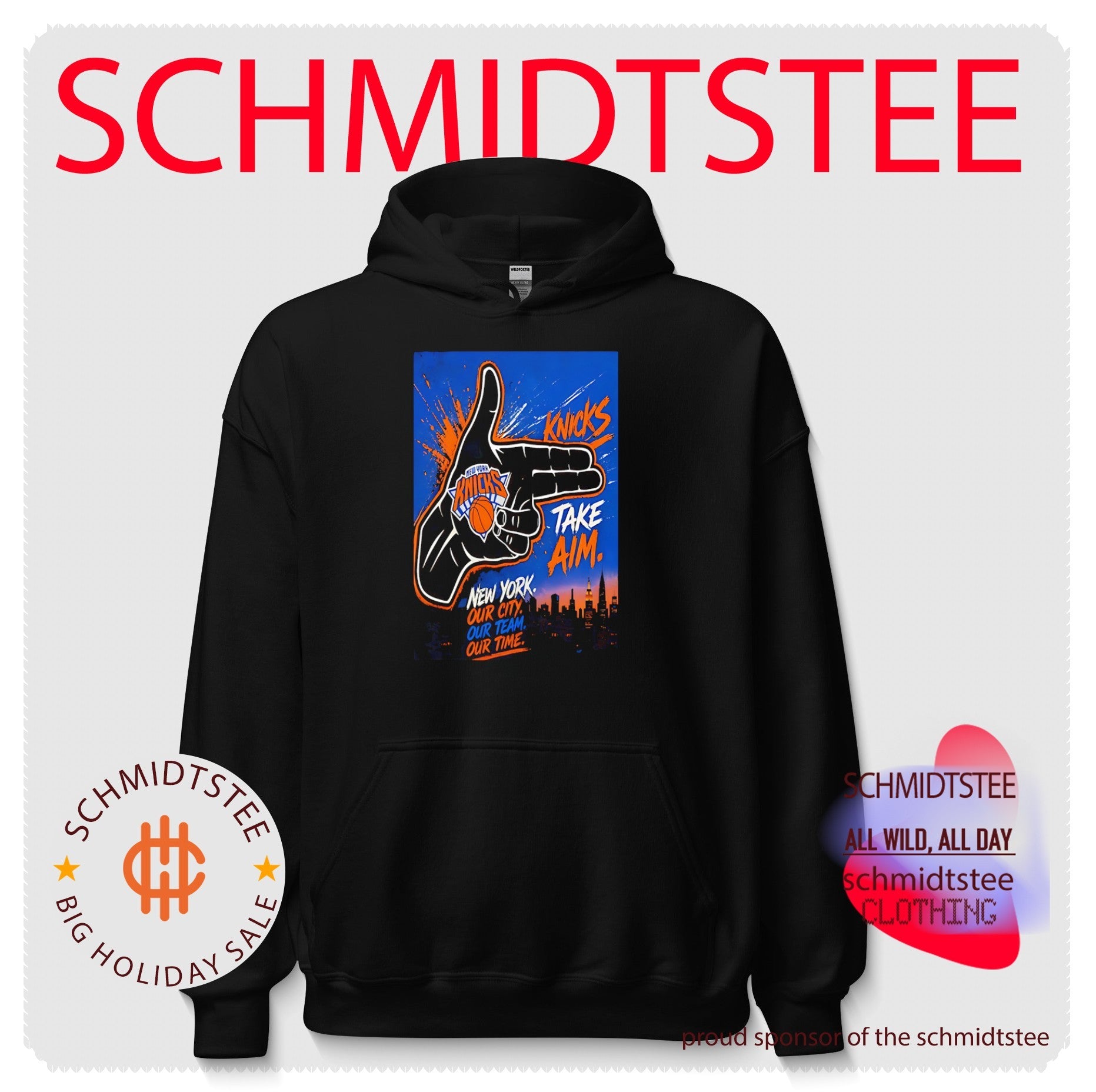 NY Knicks take aim New York our city our team our time shirt