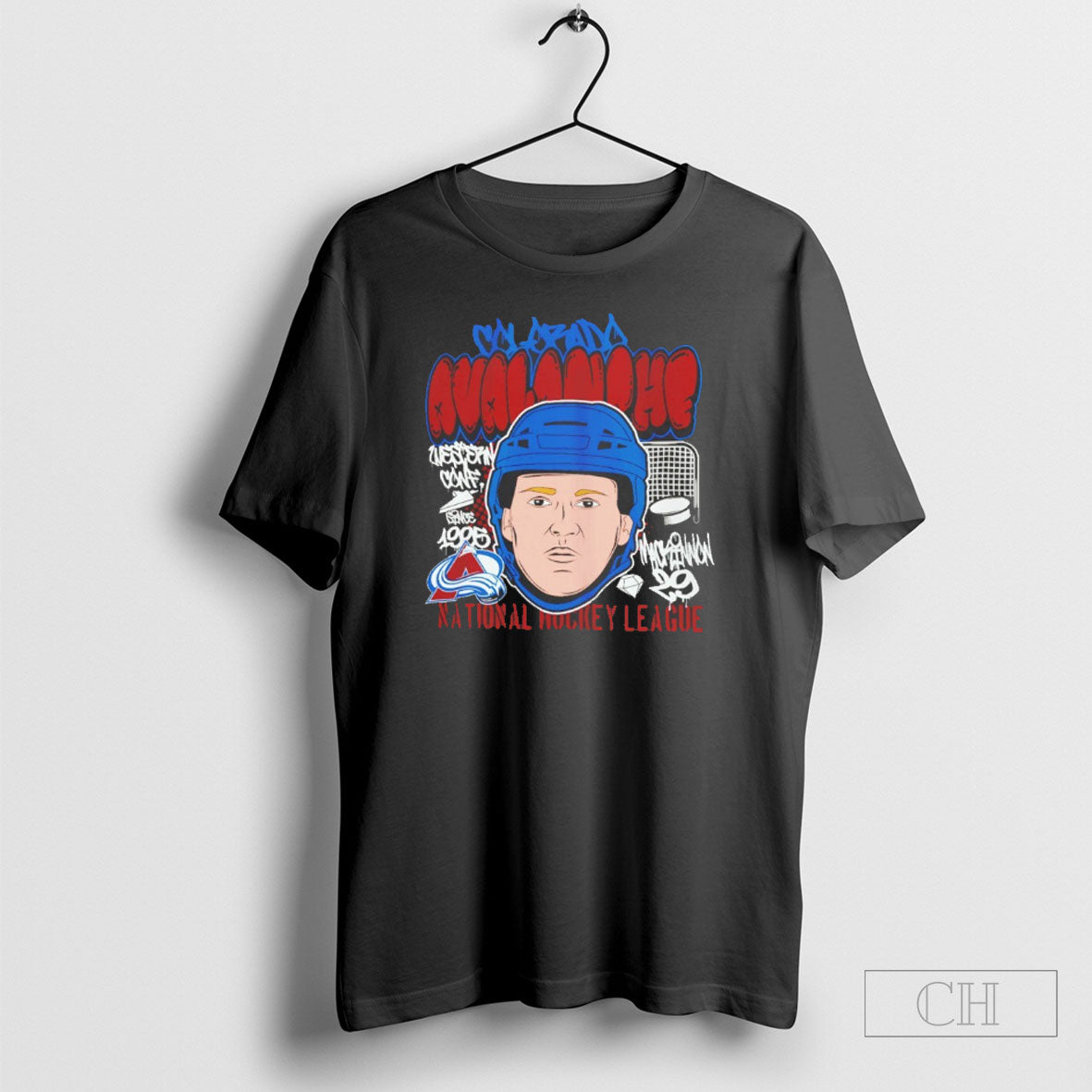 Nathan Mackinnon Colorado Avalanche Nhl Caricature Shirt Tee